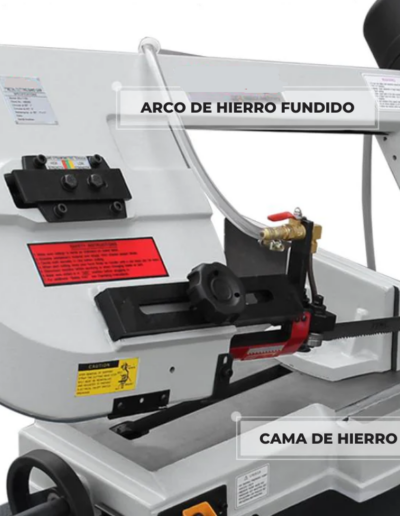 BS-712N Máquina Sierra Cinta con Abertura Monofásica