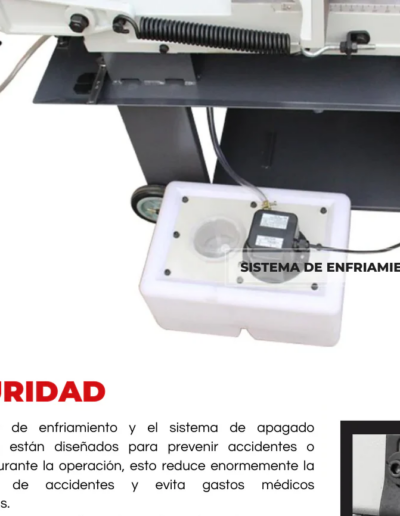 BS-712N Máquina Sierra Cinta con Abertura Monofásica