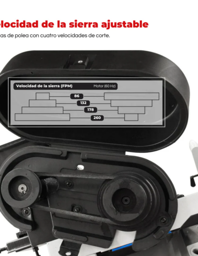 BS-712N Máquina Sierra Cinta con Abertura Monofásica