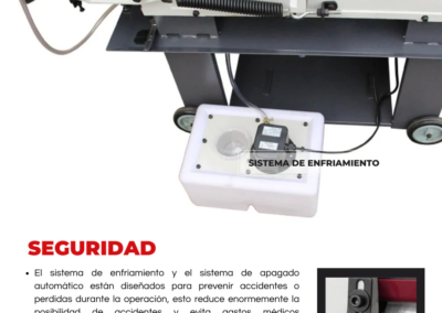 BS-712N Máquina Sierra Cinta con Abertura Trifásica