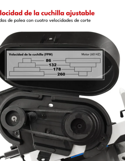 BS-712R Máquina Sierra Cinta con Abertura Monofásica
