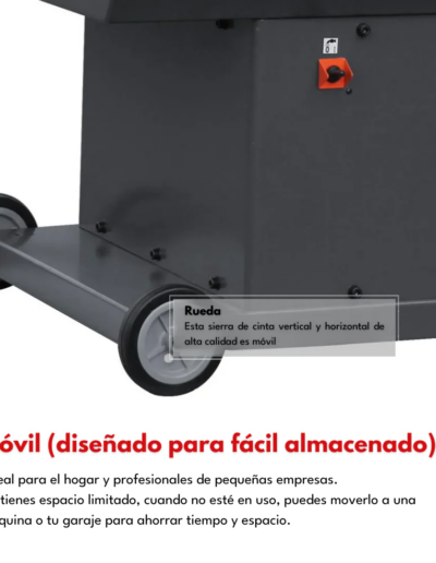 BS-712R Máquina Sierra Cinta con Abertura Monofásica