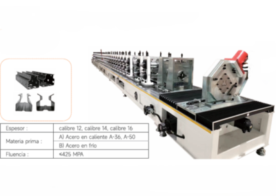 Roladora para Columnas – Línea de Perfilado Automática