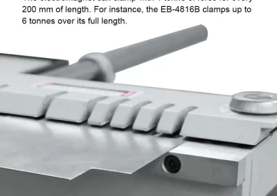 Dobladora de Lámina Magnética 48” Calibre 16 EB-4816B | 6 Toneladas | 220V Monofásica - Dobladoras de Lámina Industriales